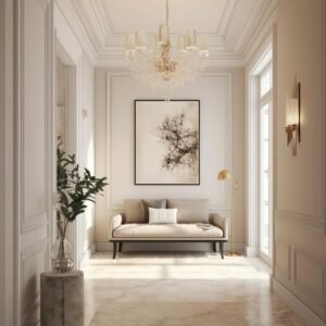 White Marble Hallway